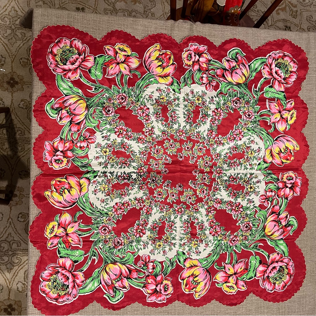 Vintage Silk Scarf